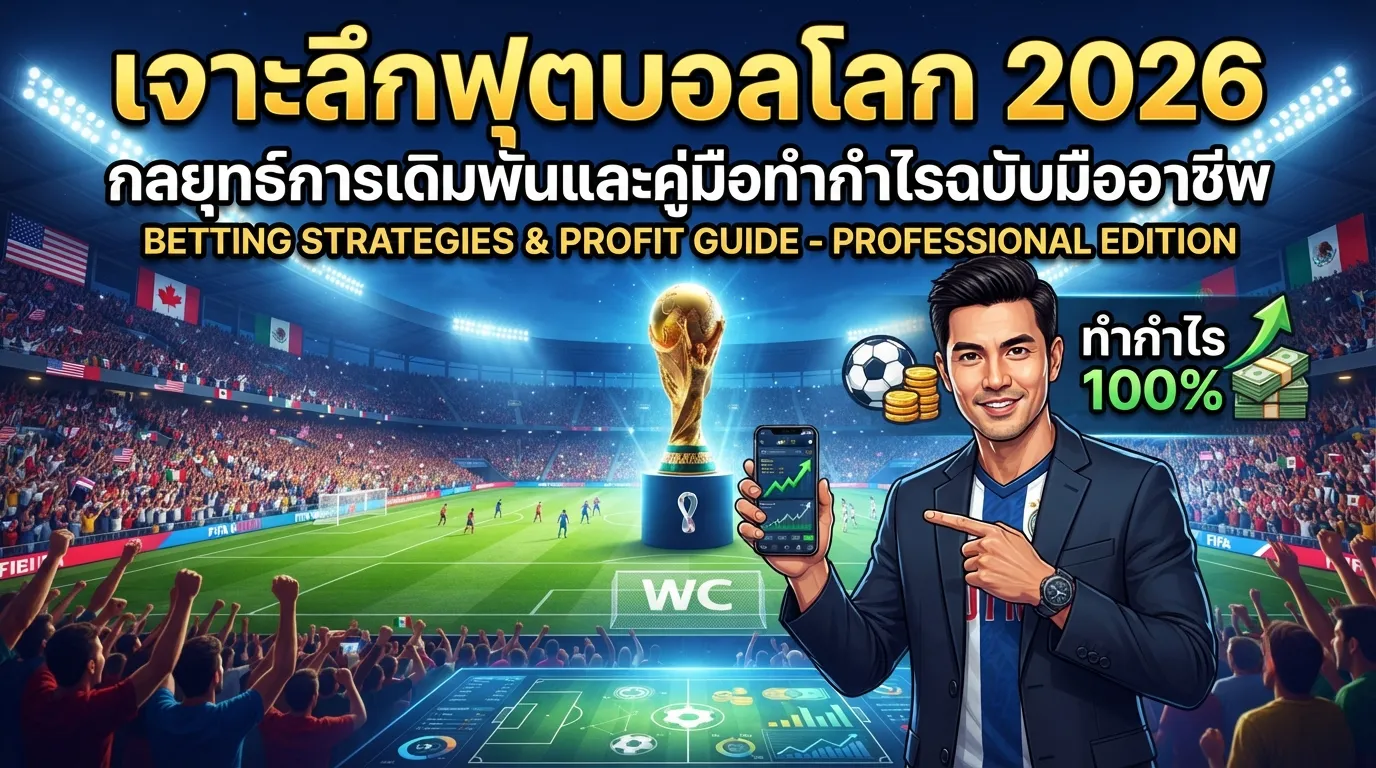 เจาะลึกฟุตบอลโลก 2026: กลยุทธ์การเดิมพันและคู่มือทำกำไรฉบับมืออาชีพ